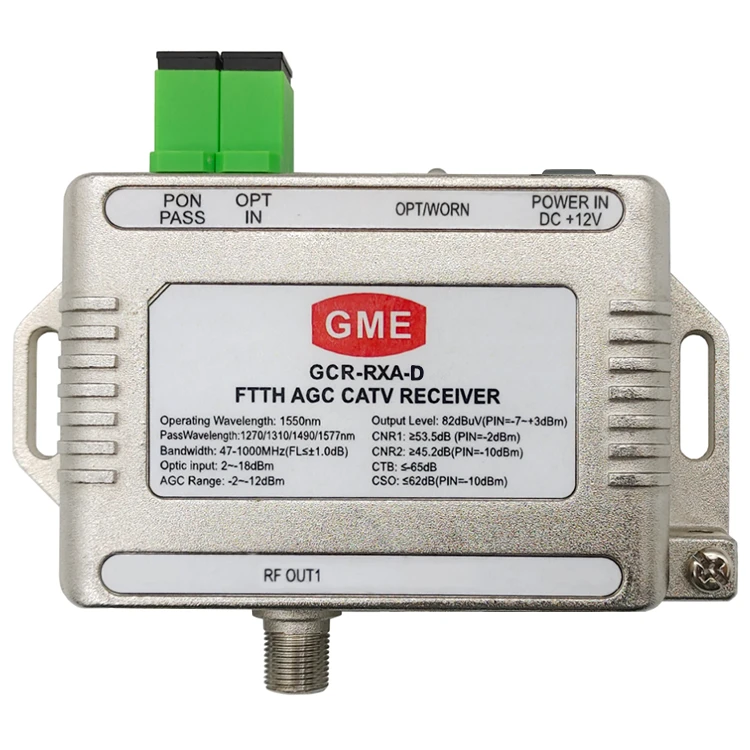 FTTH CATV uztvērējs