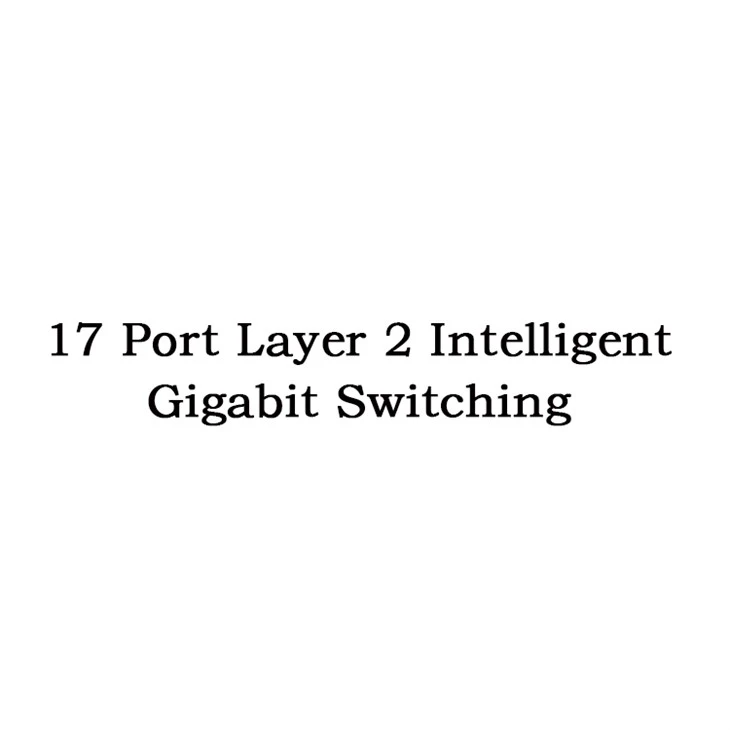 17 Port Layer 2 inteliģentā gigabitu komutācija